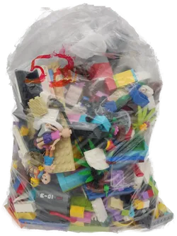 1 Kilo Lego Steine gemischt - Bild 1