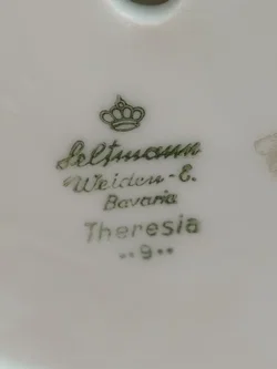 Porzellan-Teller Seltmann Bavaria  Blumen-Kerzenhalter  | DIY-Schatz - Bild 11