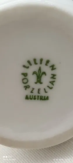 Lilien Porzellan Milchgießer Goldrand Dürnstein | Einmaliges Unikat - Bild 7
