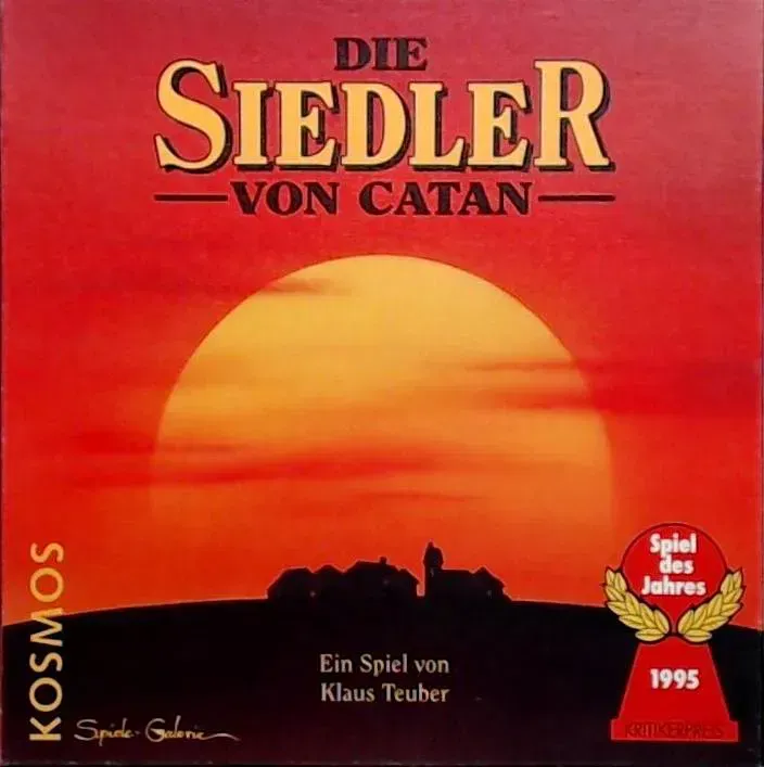 Die Siedler von Catan – Basisspiel (Kosmos, deutsch, „Spiel des Jahres 1995“, rote Box)  - Bild 1