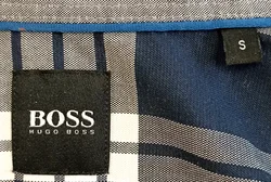 Hugo Boss Herrenhemd blau/weiß kariert Gr. S – Vorschau 3
