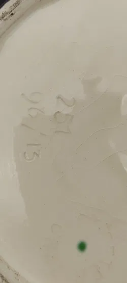 St. Peter Graz Keramikobstschale  mit Henkel mehrfarbig Vintage - Bild 2