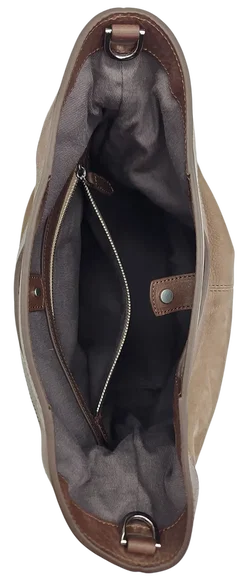 Max V. Koenig Damen Handtasche, dunkelbraun - mittel - Höhe ca. 29 cm  – Vorschau 3