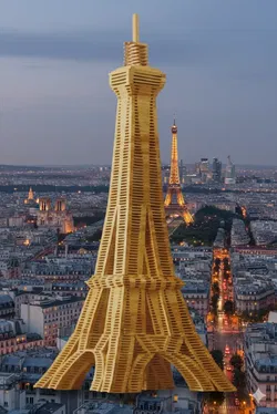 Kapla Holzbaukasten – 199 Bauklötze aus Kiefernholz mit Aufbewahrungsbox - Bild 3