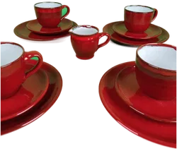 Thomas Geschirr Set in rot - 18-teilig - Bild 2