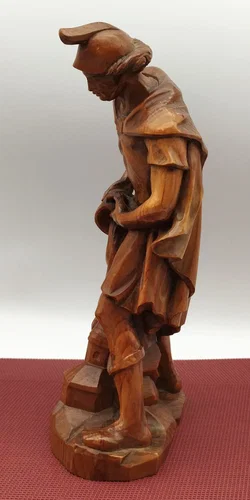 Geschnitzte Holzfigur Hl. Florian | Liebevoll Erhalten - Bild 4
