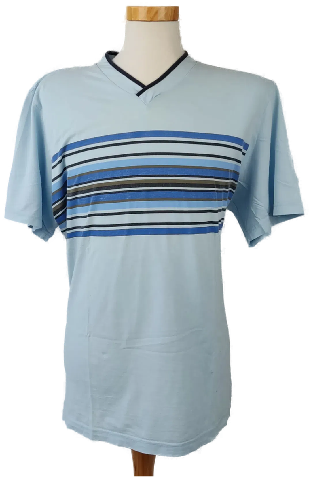 Triumph Herren Schlafanzug hellblau / dunkelblau kurze Hose Größe EUR 54 / XL - Bild 1