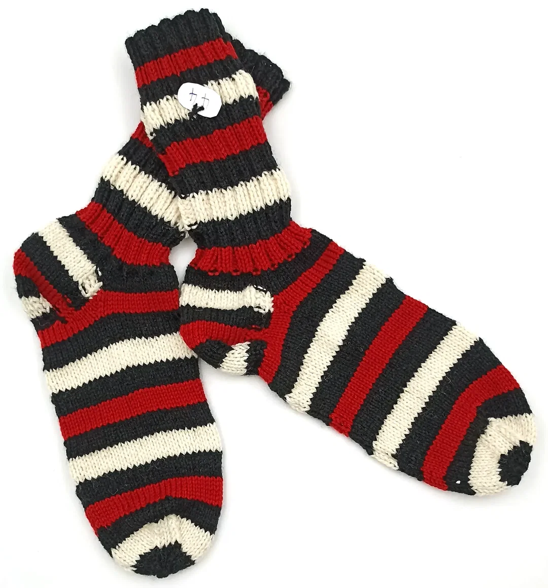 Handgestrickte Wollsocken Gr. 44 - Bild 4