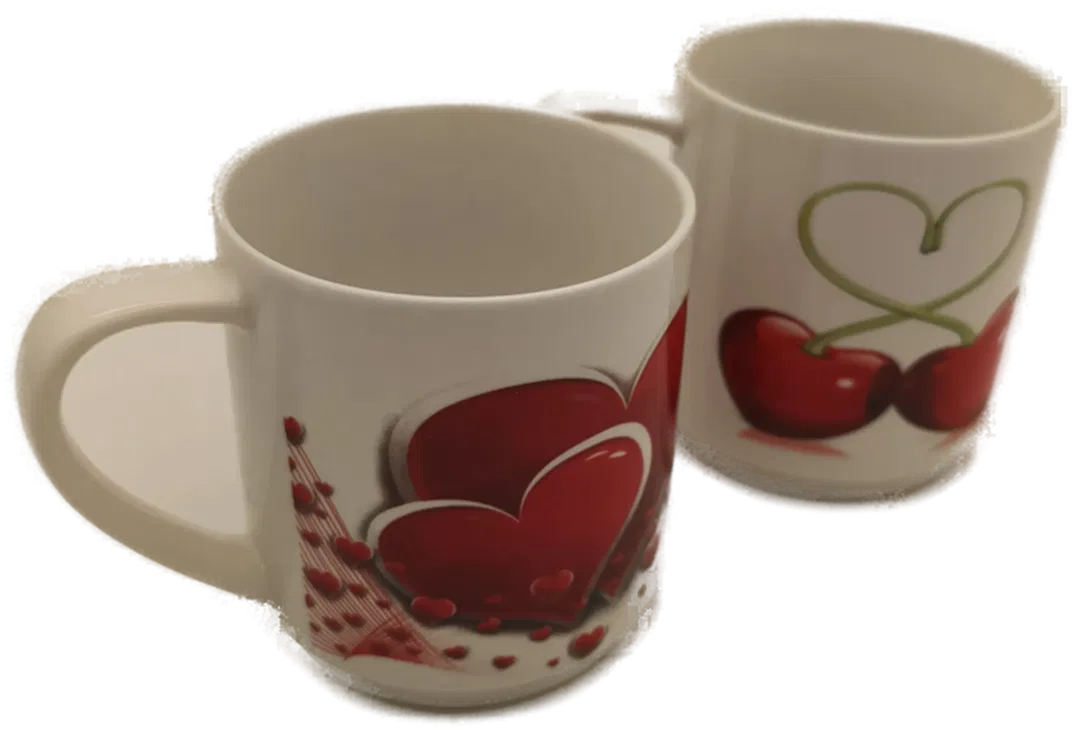 2 Teehäferl, Kaffeehäferl, Herz, Valentinstag - Bild 4