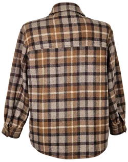 Marco O'Polo Herren Hemdjacke, braun - Gr. S - Bild 2