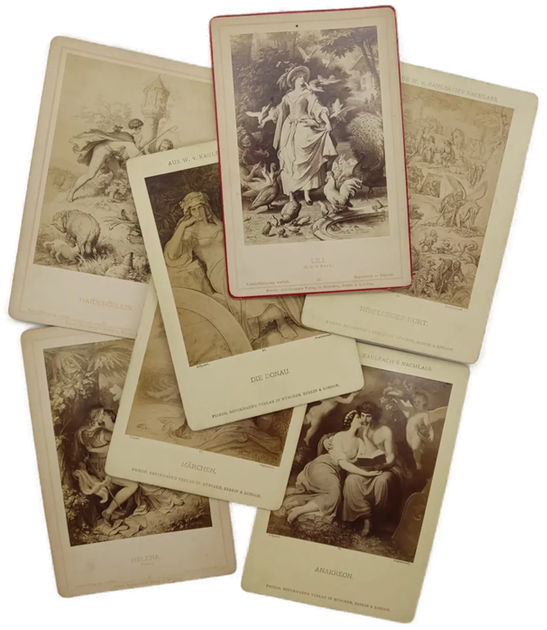Konvolut Fotografien Verlag Friedrich Bruckmann München um 1900 – Bild 2