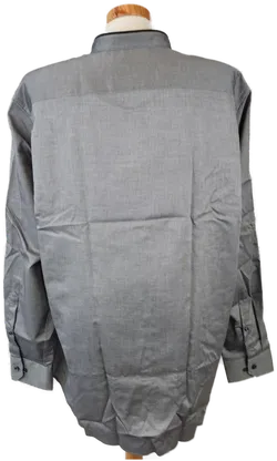 Walbusch Trendline Herrenhemd grau, weiß - 47/48 Kragenweite, 69 cm Ärmellänge Langärmelig - Bild 3