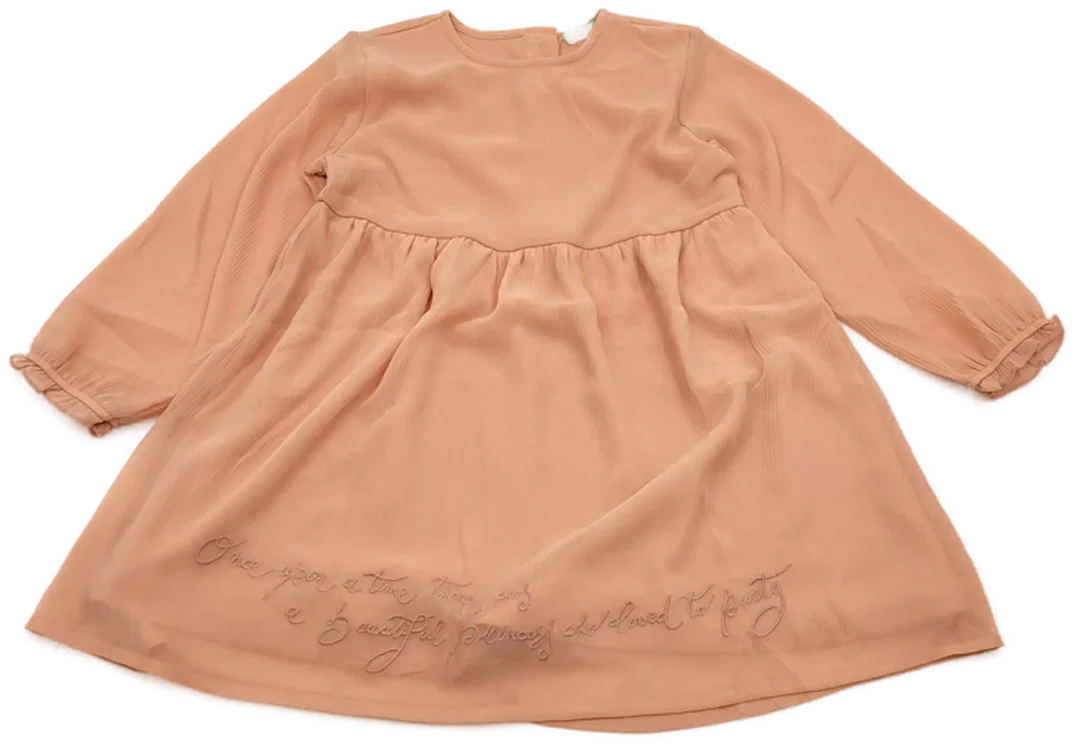 United Colors of Benetton Kinderkleid lachsfarben Gr. 104 - Bild 4