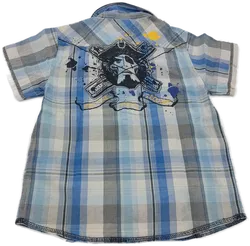 TIK & TAK Kinderkurzarm Hemd kariert -  Gr.104 - Bild 2