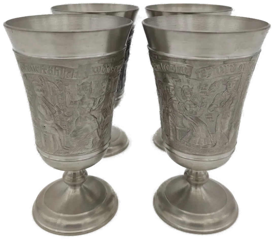 Rein Zinn B. M. F. Becher Set (4 Stück) Vintage - Bild 1