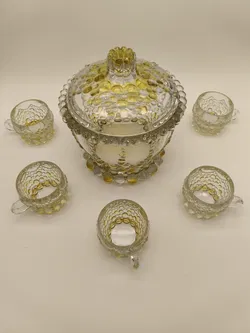 extravagantes Bowleset, Vintage, 70er - Bild 6