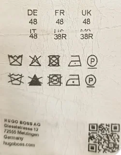 Hugo Boss Herrenblazer gemustert dunkelblau Gr. 48 – Vorschau 4