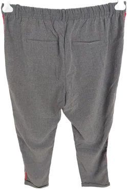 Hose Janina - Lang mit Gummizugbund, Grau, Größe 48 - Bild 4