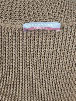 STEFANEL Damen Strickmantel, braun - Gr. S  - Bild 6