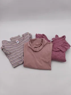 3er Set Langarm Shirts, Mädchen, Gr. 122