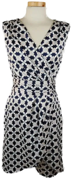 H&M Minikleid gemustert - XS/34 - Bild 1