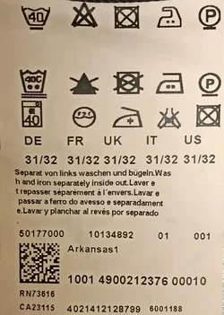 Hugo Boss Herren Jeans schwarz Gr. 31/32 - Bild 6