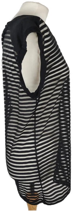 Mesh-Minikleid Maison Scotch Transparent-Streifen | Sommer-Statement – Vorschau 3