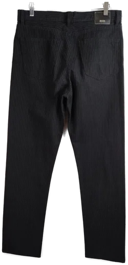 Boss Herren-Hose Gestreift Baumwolle W34 L36 | Sehr Gut Erhalten – Vorschau 2