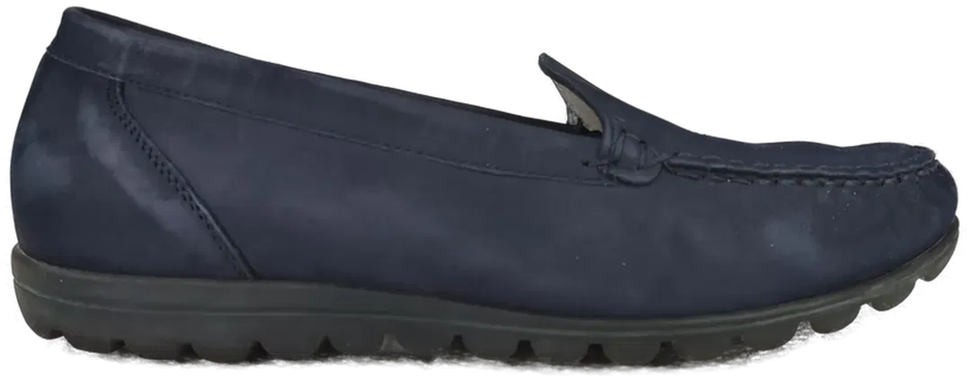 Waldläufer Damen Mokassins Leder, blau - Gr. 38 - Bild 4