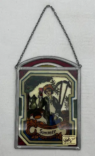 Glasbild-Fenstertafel 