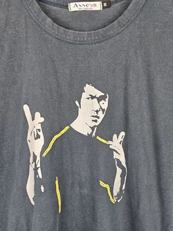Bruce Lee Herren T-Shirt, blau - Gr. M  - Bild 3