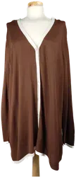 Y More Damen Weste braun mit naturweissen Einfassungen - L/40 - Bild 1