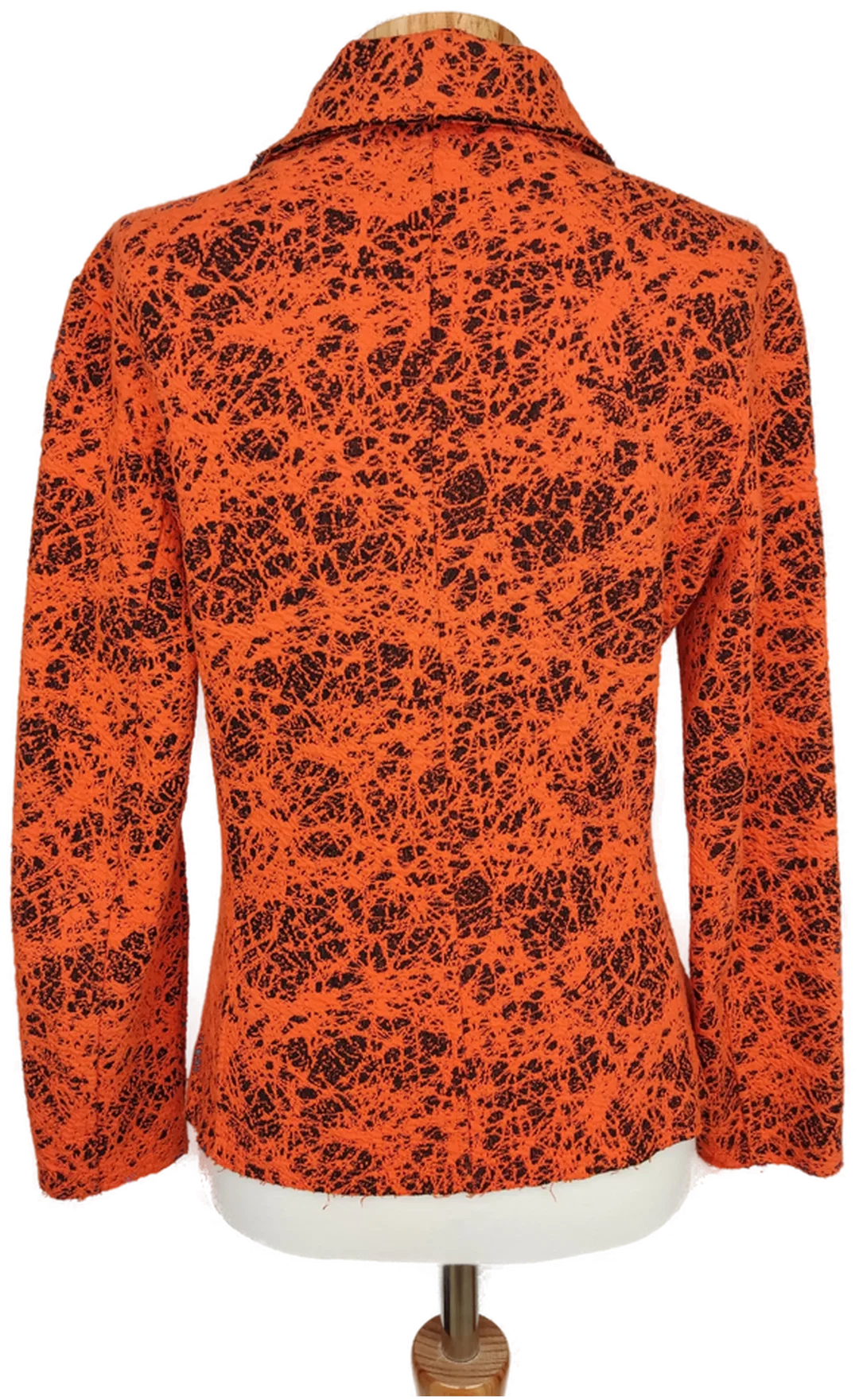 MRJ Damen Blazer orange/schwarz gemustert - IT 38 – Bild 2