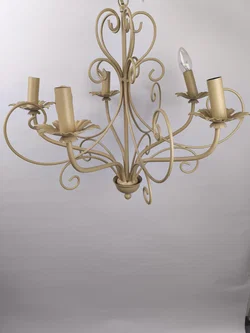 romantischer Luster, Metall - Bild 2