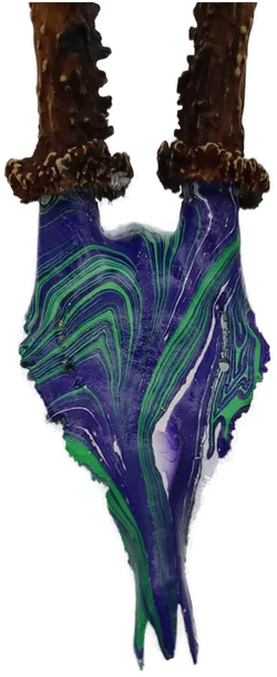 Krickerl marmoriert blau grün - Bild 3