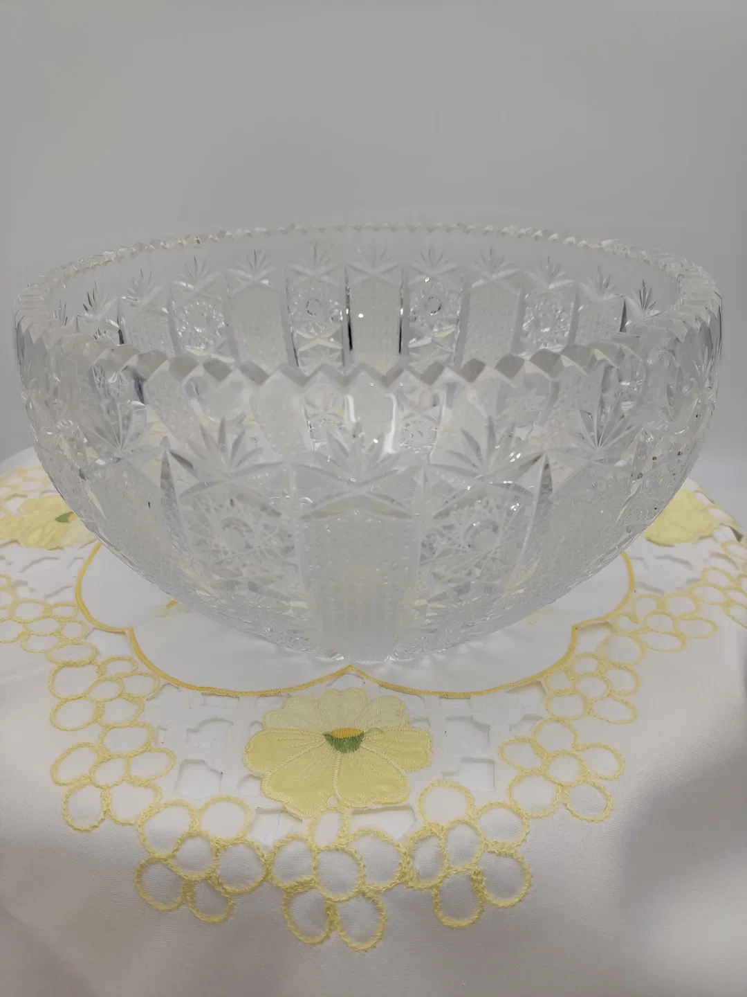Bohemian Kristallglas-Schale „Queen’s Lace“ | Vintage-Klassiker – Bild 2