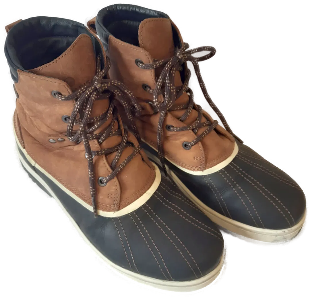 Polaris Herren Snowboot Lederkombination, braun/schwarz - Gr. 42 - Bild 4