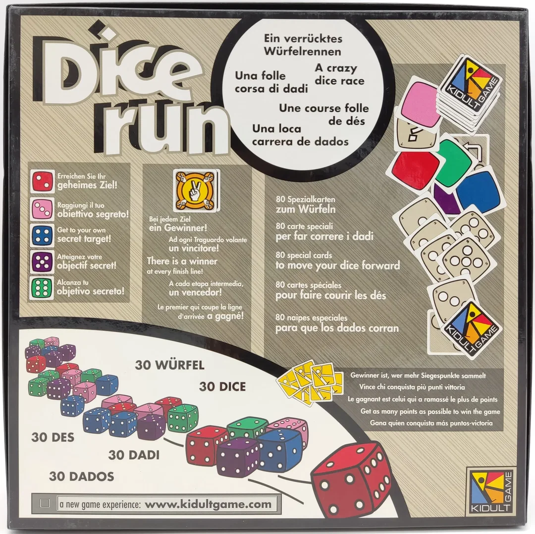 Dice Run - Gesellschaftsspiel - Kidult Games  – Bild 2