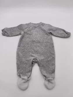 2er Baby-Strampler, Gr. 62, "Der Grinch" und süßer Bärenstrampler, gratis Sterntaler-Strumpfhose dazu – Vorschau 5