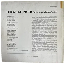 Schallplatte Der Qualtinger – Ein kabarettistisches Porträt – 44 165 - Bild 2