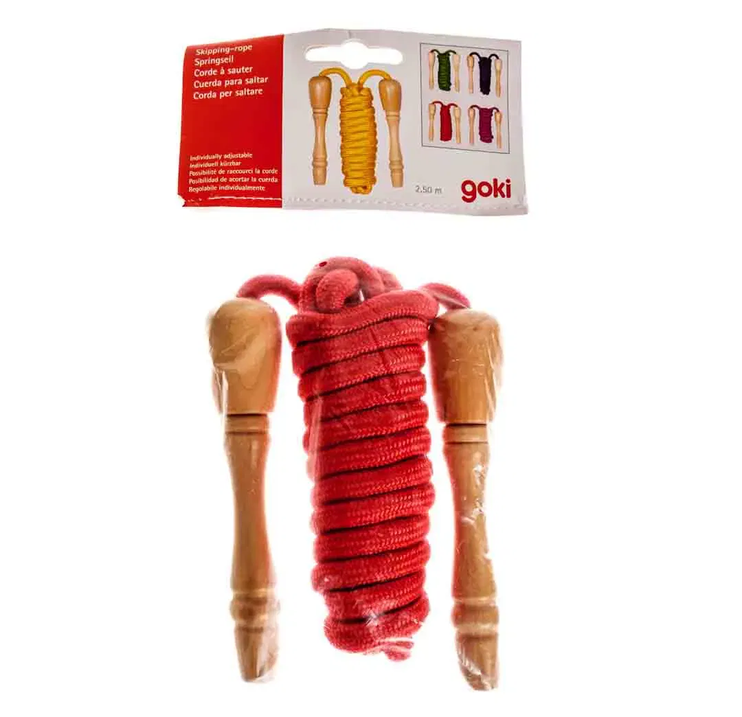 GOKI Springseil GK105 mit Holzgriffen  - Bild 4