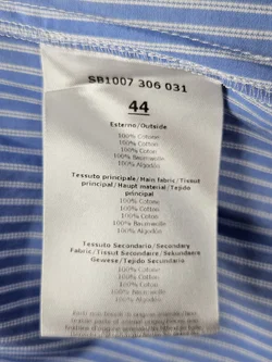 SARA BATTAGLIA Damen Bluse, blau/weiß -Gr. M - Bild 9