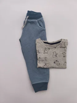2 tlg. Set, Langarm Shirt und Hose, Gr. 86/92, Junge – Vorschau 1