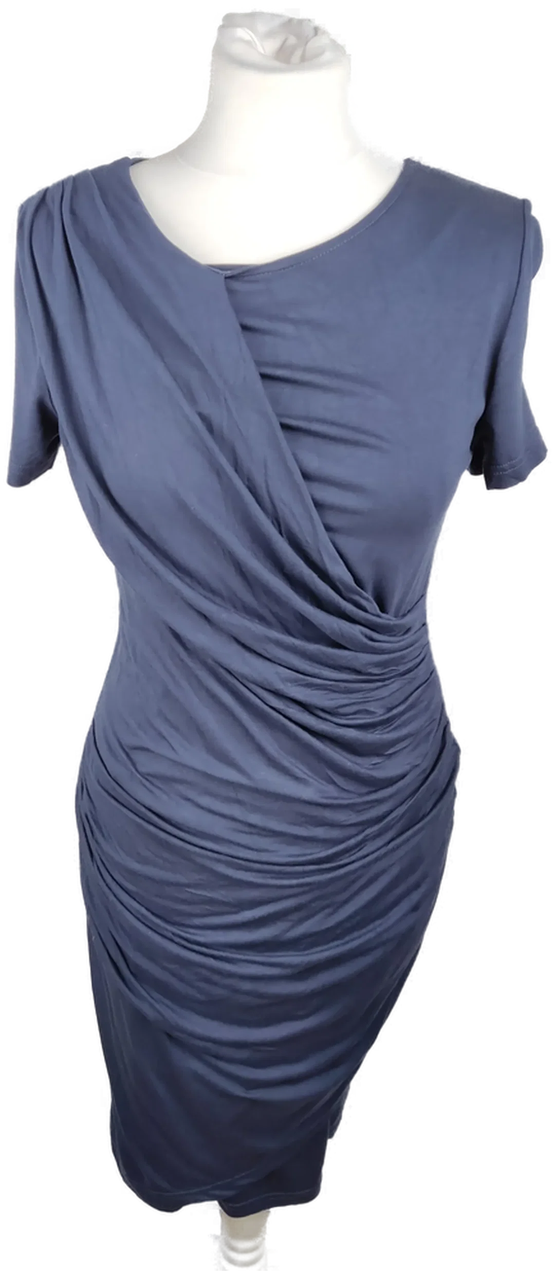 Bodyflirt Midikleid in Blau mit Drapierung | Elegant – Bild 1