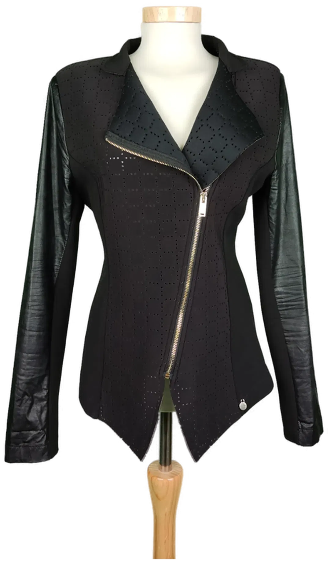 Rinascimento Damen Jacke in Lederoptik schwarz - L/40 - Bild 1