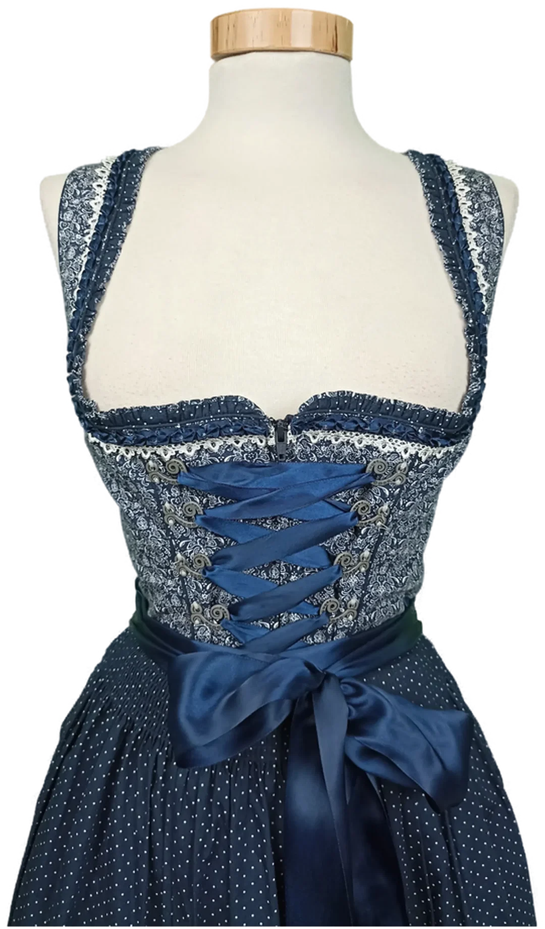 Stockerpoint Damendirndl blau/weiß Gr. 34 – Bild 3