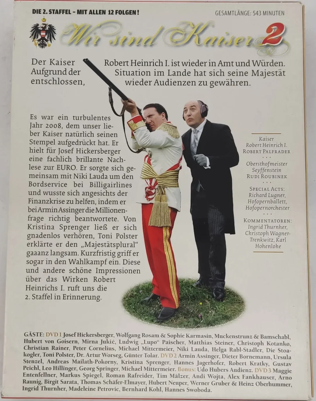 3 DVD's "Wir Sind Kaiser" Die 2.Staffel 2008 – Bild 3
