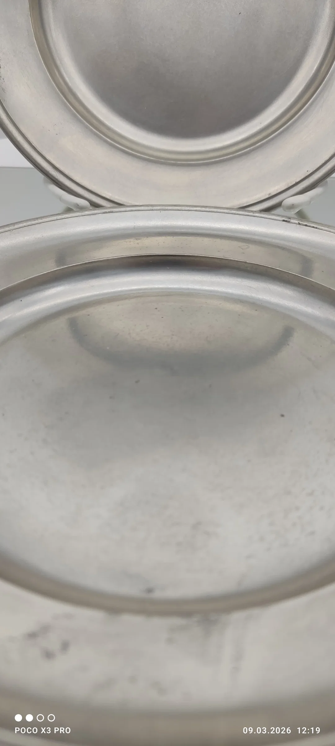 Zinnteller 2er Set, aus Salzburger Zinnstube  D 18,3 cm – Bild 6