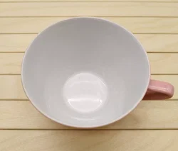 Kaffetasse 2‑tlg. Lilien Porzellan - Daisy, Rosa  – Vorschau 3