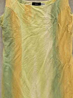 SIMORRA Damen Kleid, grün/gelb - Gr. L – Vorschau 3
